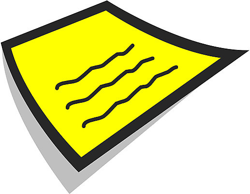 EPS 종이 컬러 일러스트 문구용품 사람없음 노란색 사무용품 메모지 오브젝트 한장 낱장 국내일러스트 1 파일형식 벡터