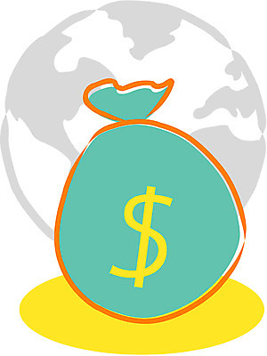 EPS 문자 기호 산업 지구 돈 일러스트 사람없음 금융 경제 세계 글로벌 달러 동전 저축 절약 화폐기호 돈자루 주머니 세계경제 국내일러스트 컨셉 재산 화폐 파일형식 벡터