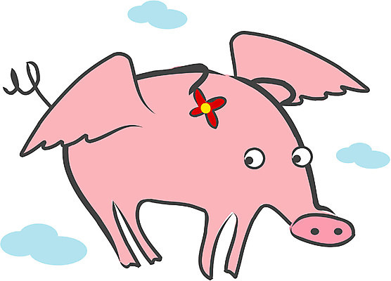 EPS 동물 구름 척추동물 캐릭터 한마리 육지동물 꽃 날개 일러스트 포유류 상상 하늘 천사 사람없음 장식 가축 비행 돼지 일러캐릭터 자연요소 식물 1 파일형식 벡터