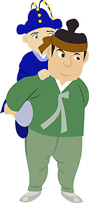 EPS 클립아트 남자 일러스트 바지 사람 성인 두명 농부 전통의상 한복 합격 저고리 업기 상투 양반 머슴 과거시험 관직 등용 암행어사 장원급제 남자만 성인남자만 성인만 국내일러스트 직업 한국전통 전통 모션 하의 시험 신분 파일형식 벡터