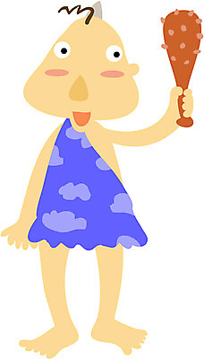 EPS 전신 클립아트 캐릭터 일러스트 상상 뿔 한명 서기 들기 사람 방망이 도깨비 도깨비방망이 가상인물 일러캐릭터 1 모션 파일형식 벡터