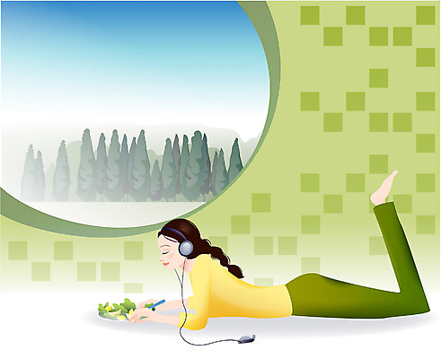 EPS 주간 우먼라이프 라이프스타일 웰빙 여자 여유 음악 일러스트 휴가 휴식 실내 한명 사람 20대 성인 취미 라이프 음악감상 샐러드 여자만 여자한명만 성인여자만 청년만 청년여자만 성인한명만 청년여자한명만 성인여자한명만 성인만 국내일러스트 자연요소 1 감정 음식 컨셉 문화예술 청년 내부 생활 감상 파일형식 벡터