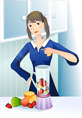 EPS 우먼라이프 웰빙 여자 거실 다이어트 과일 일러스트 집안 실내 한명 사람 20대 성인 뷰티 믹서 여자만 여자한명만 성인여자만 청년만 청년여자만 성인한명만 청년여자한명만 성인여자한명만 성인만 국내일러스트 1 라이프스타일 건강 청년 내부 파일형식 벡터