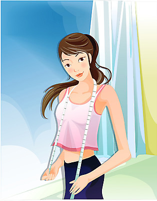 EPS 우먼라이프 웰빙 여자 거실 다이어트 일러스트 집안 실내 줄자 한명 사람 20대 성인 뷰티 창가 여자만 여자한명만 성인여자만 청년만 청년여자만 성인한명만 청년여자한명만 성인여자한명만 성인만 국내일러스트 1 라이프스타일 창문 자 건강 청년 내부 파일형식 벡터