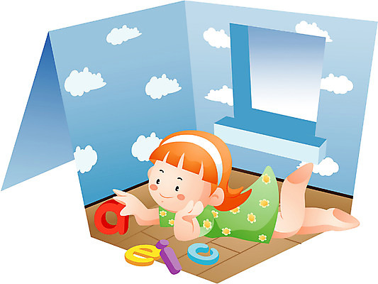 EPS 직업 학생 알파벳 영어 여자 어린이교육 교육 어린이라이프 초등학생 어린이 일러스트 교과목 실내 영어교육 한명 사람 소녀 유치원생 방 여자만 여자한명만 어린이만 소녀만 소녀한명만 국내일러스트 문자 1 라이프스타일 내부 파일형식 벡터