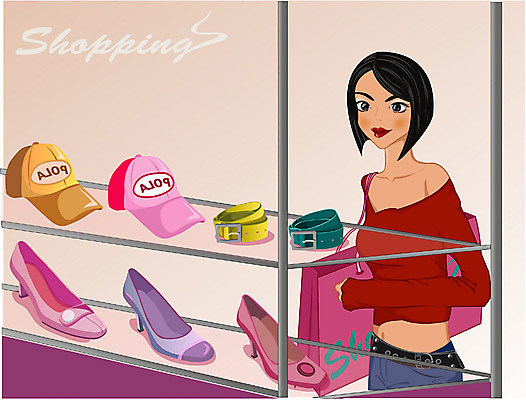 EPS 모자 우먼라이프 웰빙 잡화 옷 여자 패션 구두 신발 일러스트 한명 사람 20대 성인 쇼핑 쇼핑백 상점 벨트 쇼윈도 여자만 여자한명만 성인여자만 청년만 청년여자만 성인한명만 청년여자한명만 성인여자한명만 성인만 국내일러스트 1 라이프스타일 가방 청년 전시 파일형식 벡터