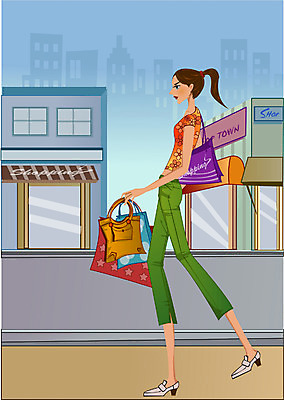 EPS 우먼라이프 웰빙 잡화 옷 여자 패션 구두 신발 가방 일러스트 거리 한명 사람 20대 성인 야외 쇼핑 쇼핑백 상점 여자만 여자한명만 성인여자만 청년만 청년여자만 성인한명만 청년여자한명만 성인여자한명만 성인만 국내일러스트 1 라이프스타일 청년 파일형식 벡터