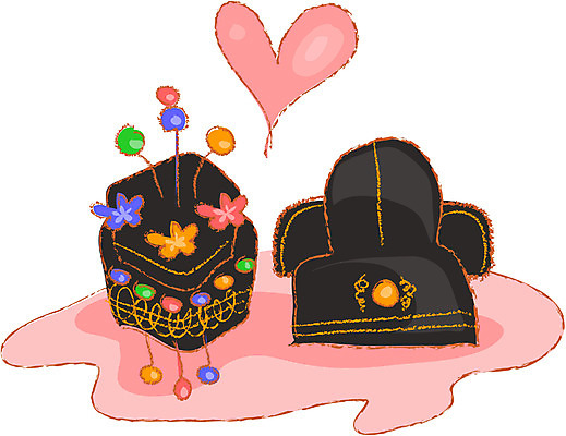 EPS 클립아트 모자 한국문화 한국전통 잡화 결혼 일러스트 장신구 사람없음 전통의상 전통의례 전통혼례 족두리 사모관대 국내일러스트 동양문화 전통 전통소품 한국 이벤트 파일형식 벡터