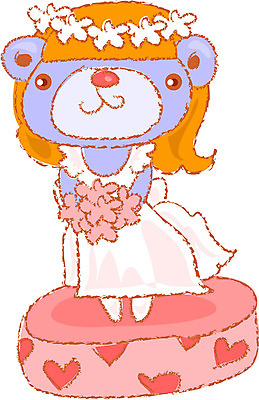 EPS 전신 클립아트 동물 척추동물 육지동물 드레스 신부 부케 결혼 일러스트 곰 포유류 사랑 서기 사람없음 국내일러스트 옷 감정 꽃다발 모션 이벤트 파일형식 벡터