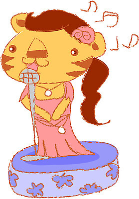 EPS 전신 클립아트 동물 척추동물 육지동물 결혼 일러스트 노래 포유류 서기 사람없음 가수 사자 축가 국내일러스트 음악 모션 이벤트 음악가 파일형식 벡터