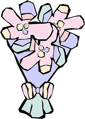 EPS 클립아트 식물 꽃 부케 일러스트 사람없음 국내일러스트 꽃다발 파일형식 벡터