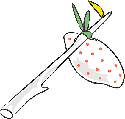 EPS 나무 식물 일러스트 사람없음 짐 나뭇가지 막대기 보따리 나무막대 봇짐 작대기 국내일러스트 막대 파일형식 벡터