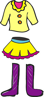 EPS 잡화 옷 구두 상의 일러스트 부츠 사람없음 치마 여성복 한켤레 투피스 국내일러스트 1 신발 하의 파일형식 벡터