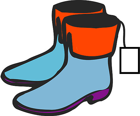 EPS 잡화 신발 일러스트 부츠 장화 사람없음 꼬리표 오브젝트 한켤레 가격표 국내일러스트 1 라벨 파일형식 벡터