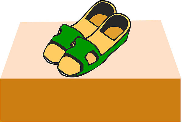 EPS 잡화 구두 신발 일러스트 사람없음 전시 오브젝트 진열장 한켤레 단화 로퍼 국내일러스트 1 여성화 파일형식 벡터