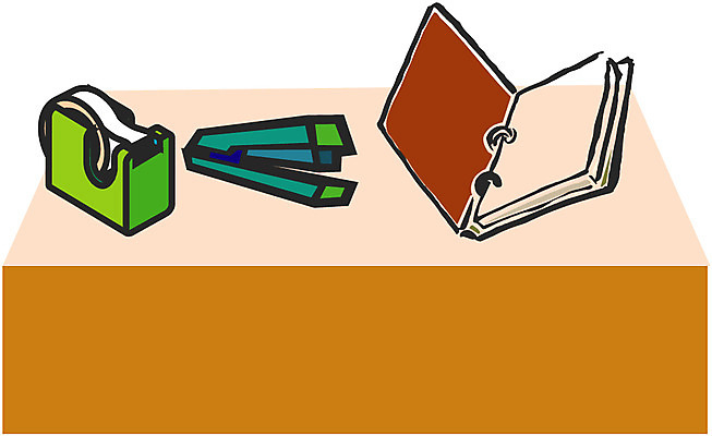 EPS 일러스트 탁자 문구용품 사람없음 책 다이어리 사무용품 펼침 스테이플러 책상 테이프 스카치테이프 스탬플러 국내일러스트 가구 모션 오브젝트 파일형식 벡터