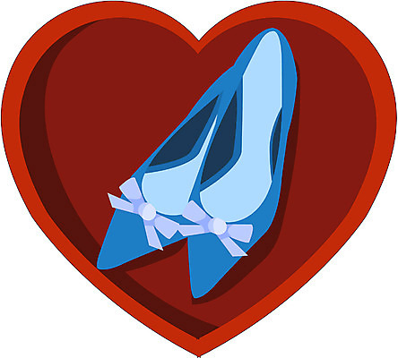 EPS 잡화 리본 구두 컬러 신발 일러스트 사람없음 장식 파란색 갈색 두개 하트 하이힐 여성화 오브젝트 한켤레 숙녀화 국내일러스트 모양 1 2 파일형식 벡터