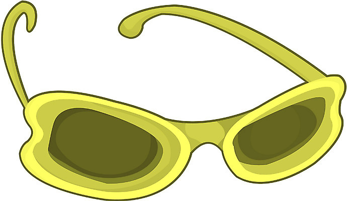 EPS 잡화 안경 컬러 일러스트 장신구 사람없음 초록색 선글라스 한개 오브젝트 패션용품 국내일러스트 1 파일형식 벡터