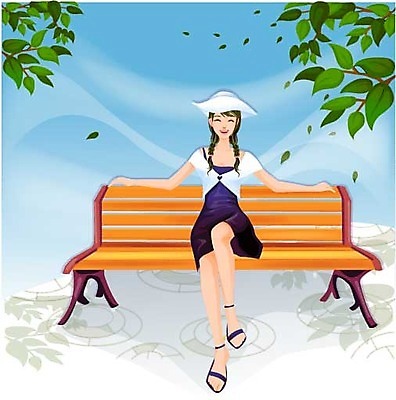 EPS 주간 직업 학생 우먼라이프 계절 공원 공공시설 여자 대학생 포즈 벤치 일러스트 휴식 나뭇잎 한명 사람 20대 성인 야외 여름 여대생 여자만 여자한명만 성인여자만 청년만 청년여자만 성인한명만 청년여자한명만 성인여자한명만 성인만 국내일러스트 자연요소 1 라이프스타일 컨셉 잎 의자 청년 시설 파일형식 벡터