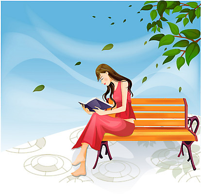 EPS 주간 직업 학생 우먼라이프 계절 여자 대학생 벤치 일러스트 바람 나뭇잎 한명 사람 20대 성인 야외 여름 독서 여대생 여자만 여자한명만 성인여자만 청년만 청년여자만 성인한명만 청년여자한명만 성인여자한명만 성인만 국내일러스트 자연요소 1 라이프스타일 잎 의자 날씨 청년 파일형식 벡터