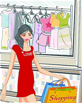 EPS 우먼라이프 웰빙 옷 여자 패션 일러스트 거리 한명 사람 20대 성인 쇼핑 쇼핑백 상점 여자만 여자한명만 성인여자만 청년만 청년여자만 성인한명만 청년여자한명만 성인여자한명만 성인만 국내일러스트 1 라이프스타일 가방 청년 파일형식 벡터