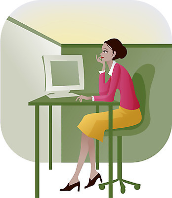 EPS 직업 여자 일러스트 비즈니스 실내 한명 사람 20대 성인 컴퓨터 사무실 모니터 업무 사원 직장인 비즈니스우먼 여자만 여자한명만 성인여자만 청년만 청년여자만 성인한명만 청년여자한명만 성인여자한명만 성인만 국내일러스트 1 청년 내부 전자제품 작업 파일형식 벡터