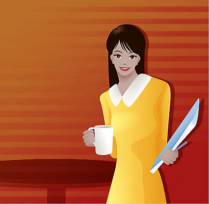 EPS 직업 여자 커피 일러스트 비즈니스 실내 한명 사람 20대 성인 사무실 업무 사원 직장인 비즈니스우먼 여자만 여자한명만 성인여자만 청년만 청년여자만 성인한명만 청년여자한명만 성인여자한명만 성인만 국내일러스트 1 음료 청년 내부 작업 파일형식 벡터