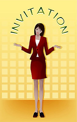 EPS 직업 여자 일러스트 비즈니스 실내 한명 사람 20대 성인 사원 직장인 비즈니스우먼 초대 여자만 여자한명만 성인여자만 청년만 청년여자만 성인한명만 청년여자한명만 성인여자한명만 성인만 국내일러스트 1 청년 내부 파일형식 벡터