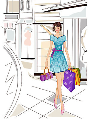 EPS 모자 우먼라이프 웰빙 옷 여자 패션 구두 가방 일러스트 거리 실내 한명 사람 20대 성인 쇼핑 쇼핑백 상점 여자만 여자한명만 성인여자만 청년만 청년여자만 성인한명만 청년여자한명만 성인여자한명만 성인만 국내일러스트 1 라이프스타일 잡화 신발 청년 내부 파일형식 벡터