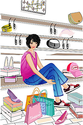 EPS 모자 우먼라이프 웰빙 잡화 옷 여자 패션 구두 의자 가방 일러스트 실내 선물 한명 사람 20대 성인 쇼핑 상자 쇼핑백 상점 벨트 여자만 여자한명만 성인여자만 청년만 청년여자만 성인한명만 청년여자한명만 성인여자한명만 성인만 국내일러스트 1 라이프스타일 가구 신발 청년 내부 파일형식 벡터