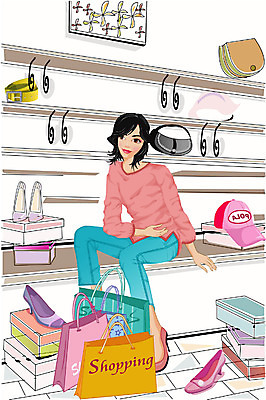 EPS 모자 우먼라이프 웰빙 잡화 옷 여자 패션 구두 의자 가방 일러스트 실내 선물 한명 사람 20대 성인 쇼핑 상자 쇼핑백 상점 벨트 여자만 여자한명만 성인여자만 청년만 청년여자만 성인한명만 청년여자한명만 성인여자한명만 성인만 국내일러스트 1 라이프스타일 가구 신발 청년 내부 파일형식 벡터