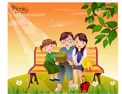 EPS 모자 계절 공원 공공시설 여자 남자 행복 어린이 여행 벤치 의자 일러스트 가정 가족 하늘 엄마 휴식 나뭇잎 사랑 가족애 미소 웃음 사람 앉기 소녀 초원 야외 빨간색 세명 부모 햇빛 소풍 노을 화목 일몰 봄 들꽃 자녀 아빠 핵가족 즐거움 잔치 소풍바구니 국내일러스트 자연요소 잡화 꽃 감정 컬러 가구 컨셉 잎 관계 모션 표정 태양 야외활동 바구니 시설 파일형식 벡터