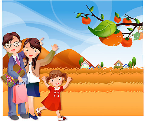EPS 주간 계절 여자 명절 남자 어린이 단풍 일러스트 가족 엄마 한국 논 감 선물 사랑 가족애 사람 소녀 야외 세명 부모 추석 가을 시골 아빠 귀향 홍시 추석선물 국내일러스트 자연요소 전통 기념일 감정 아시아 잎 농업 과일 관계 파일형식 벡터 명절선물
