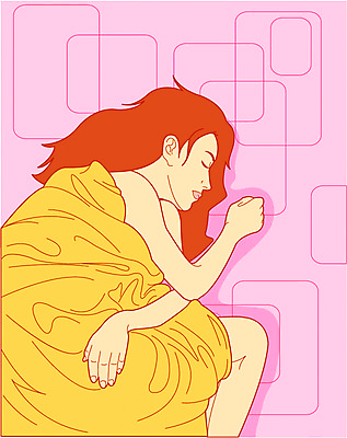 EPS 라이프스타일 여자 일러스트 휴식 주택 한명 사람 상반신 20대 성인 취미 라이프 침실 잠 수면 여자만 여자한명만 성인여자만 청년만 청년여자만 성인한명만 청년여자한명만 성인여자한명만 성인만 국내일러스트 1 컨셉 청년 건물 생활 물 파일형식 벡터