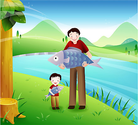 EPS 주간 여자 남자 행복 아들 어린이 일러스트 가정 가족 낚시 휴식 어류 사람 취미 야외 두명 라이프 레포츠 공휴일 강 자녀 아빠 주말 국내일러스트 자연요소 기념일 감정 컨셉 관계 레저 생활 수중동물 파일형식 벡터