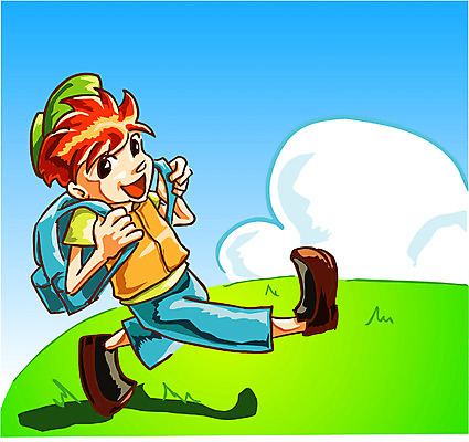 EPS 주간 전신 학생 교육 남자 일러스트 청소년 한명 서기 사람 소년 야외 10대 소풍 스쿨라이프 남자만 남자한명만 십대만 십대남자만 십대남자한명만 국내일러스트 자연요소 1 라이프스타일 어린이 학교 모션 야외활동 파일형식 벡터