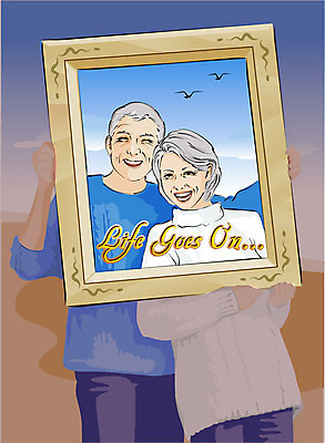 EPS 웰빙 부부 커플 여자 할아버지 노년 남자 행복 할머니 여유 바다 여행 액자 일러스트 사랑 미소 사람 풍경 취미 해변 야외 두명 라이프 생활 실버라이프 노부부 다정 로맨틱 실버 그림 메모리 금술 우피족 잉꼬부부 노인만 성인만 국내일러스트 라이프스타일 감정 컨셉 관계 표정 성인 파일형식 벡터