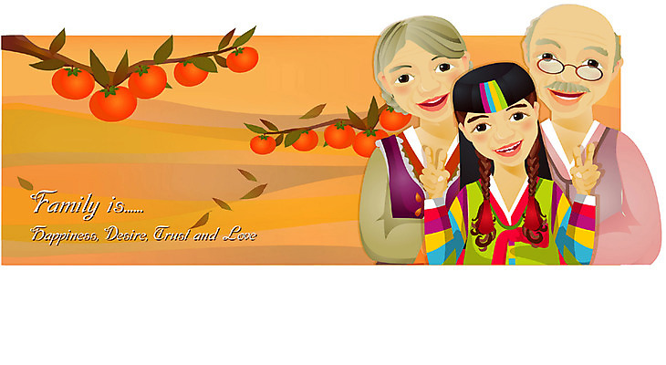 EPS 계절 여자 명절 할아버지 노년 남자 할머니 일러스트 가족 손녀 대가족 한국 감 사람 상반신 세명 추석 가을 감나무 노인만 성인만 국내일러스트 나무 전통 기념일 아시아 과일 관계 성인 손주 파일형식 벡터