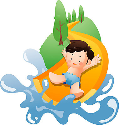 EPS 주간 직업 학생 계절 남자 어린이라이프 초등학생 어린이 일러스트 물놀이 한명 사람 소년 야외 물 여름 유치원생 미끄럼틀 남자만 남자한명만 어린이만 소년만 소년한명만 국내일러스트 자연요소 1 라이프스타일 놀이 놀이기구 파일형식 벡터