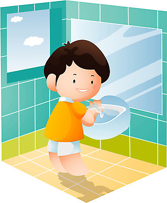 EPS 직업 학생 남자 어린이라이프 초등학생 어린이 일러스트 실내 한명 사람 소년 유치원생 거울 욕실 세면대 화장실 남자만 남자한명만 어린이만 소년만 소년한명만 국내일러스트 1 라이프스타일 내부 파일형식 벡터