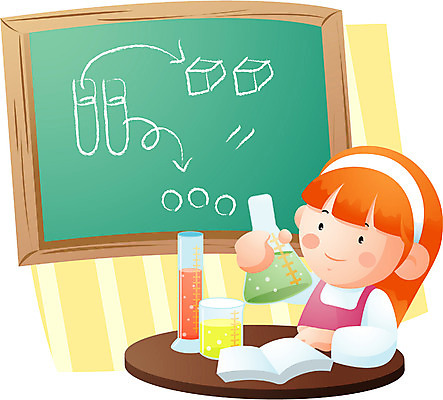 EPS 직업 학생 여자 어린이교육 교육 어린이라이프 초등학생 어린이 과학 일러스트 교과목 실내 실험 한명 사람 소녀 책 칠판 유치원생 시험관 과학교육 여자만 여자한명만 어린이만 소녀만 소녀한명만 국내일러스트 1 라이프스타일 실험기구 내부 파일형식 벡터