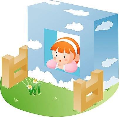 EPS 구름 직업 학생 여자 어린이교육 교육 어린이라이프 초등학생 어린이 일러스트 교과목 한명 사람 소녀 한글 유치원생 한글교육 여자만 여자한명만 어린이만 소녀만 소녀한명만 국내일러스트 자연요소 문자 1 라이프스타일 파일형식 벡터