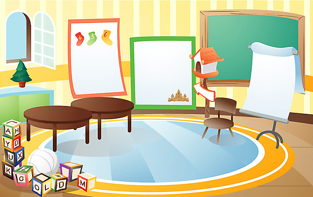 EPS 교육 가구 의자 일러스트 공 교실 탁자 실내 사람없음 칠판 우체통 퍼즐 책상 교구 화이트보드 국내일러스트 생활용품 학교 내부 파일형식 벡터