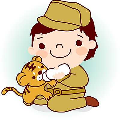 EPS 전신 클립아트 동물 직업 척추동물 육지동물 남자 일러스트 포유류 직업캐릭터 동물원 사람 앉기 호랑이 작업실 동물조련사 사육사 남자만 일러캐릭터 캐릭터 모션 파일형식 벡터