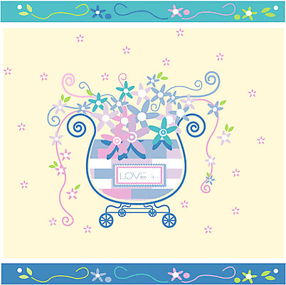 EPS 클립아트 식물 문양 사계절 계절 꽃 화분 백그라운드 무늬 일러스트 사람없음 봄 포장지 편지지 국내일러스트 포장 편지 파일형식 벡터