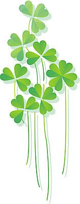 EPS 클립아트 식물 사계절 계절 잎 일러스트 자연 초록색 봄 풀 행운 네잎클로버 클로버 국내일러스트 컬러 컨셉 생태계 파일형식 벡터
