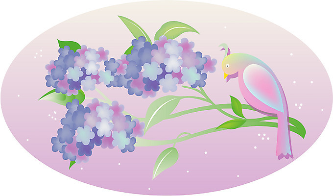 EPS 클립아트 식물 사계절 계절 꽃 백그라운드 일러스트 자연 사람없음 보라색 봄 국내일러스트 컬러 생태계 파일형식 벡터