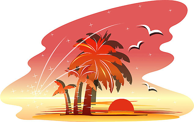 EPS 클립아트 바다 여행 백그라운드 일러스트 자연 하늘 휴가 휴식 풍경 해변 사람없음 야외 여름 여름휴가 바캉스 일출 노을 일몰 국내일러스트 자연요소 계절 컨셉 생태계 파일형식 벡터 여름_계절