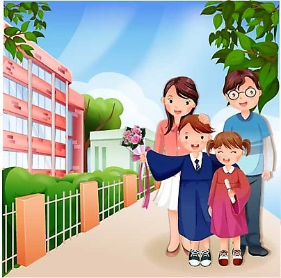 EPS 주간 전신 나무 학생 건축물 여자 남자 행복 길 초등학생 어린이 꽃다발 일러스트 졸업 학교 가정 가족 하늘 엄마 날씨 졸업식 초등학교 선물 사랑 가족애 서기 웃음 사람 소녀 이벤트 소년 여러명 야외 건물 울타리 부모 맑음 화목 자녀 축하 졸업가운 아빠 핵가족 즐거움 교육시설 국내일러스트 자연요소 식물 교육 건축 꽃 감정 다수 컨셉 관계 모션 표정 담장 가운 시설 파일형식 벡터