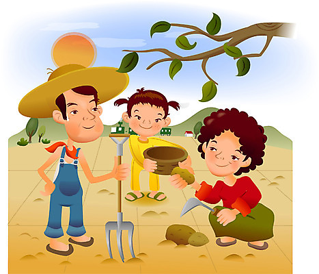 EPS 주간 나무 여자 남자 딸 행복 산업 농업 일러스트 가족 엄마 감자 사람 야외 세명 농사 화목 농촌 작업 작업실 아빠 농부 농기구 즐거움 농촌체험 주말농장 국내일러스트 자연요소 식물 직업 감정 컨셉 채소 관계 농장 시골 체험학습 파일형식 벡터